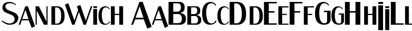 Sandwich font