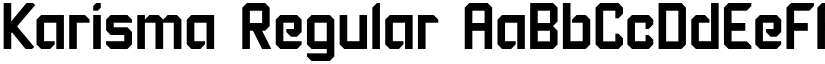 Karisma Regular font