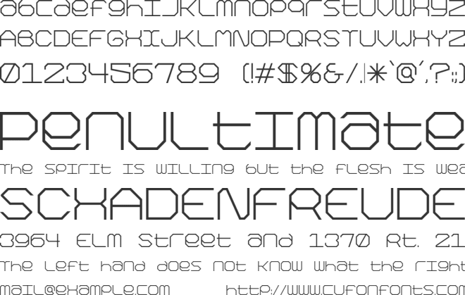 Kimono Geo font preview