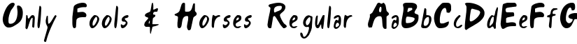 Only Fools & Horses Regular font