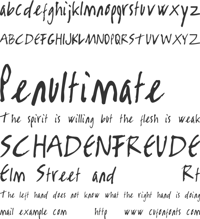 Rambo Killer font preview