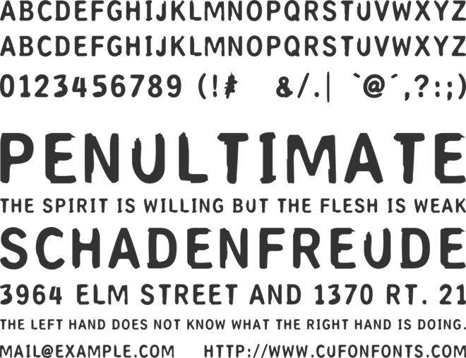 Coperniq font preview