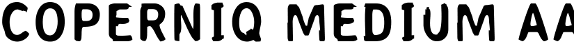 Coperniq Medium font