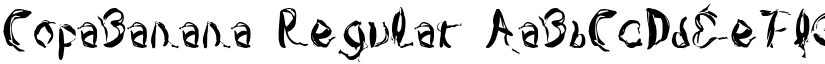 CopaBanana Regular font