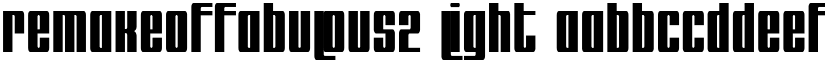 remakeoffabulous2 Light font