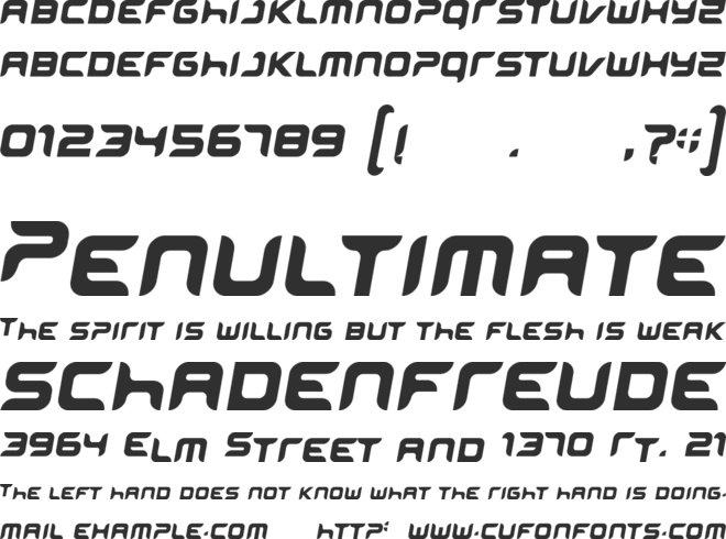 miniskip font preview