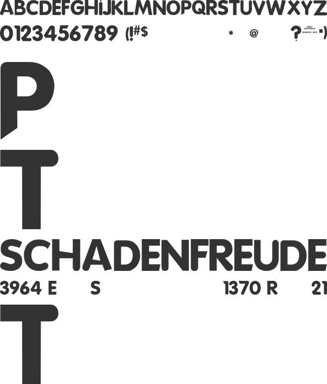 Silly Poo-Poo font preview