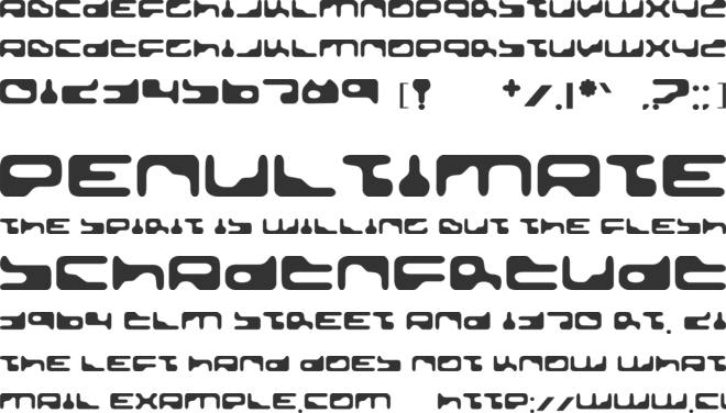 Golden Girdle font preview