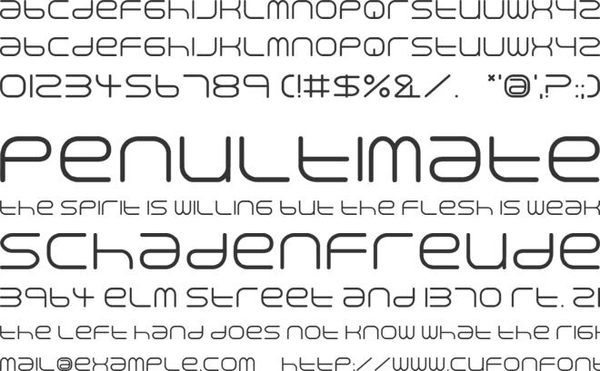 Creaminal font preview