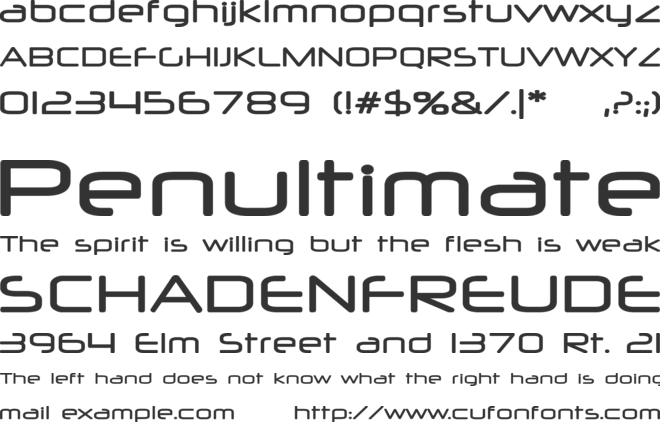 Neuropol font preview