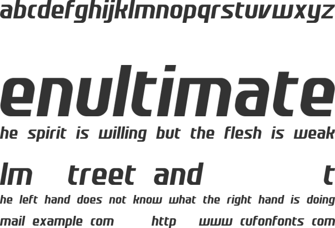 red shirt font preview