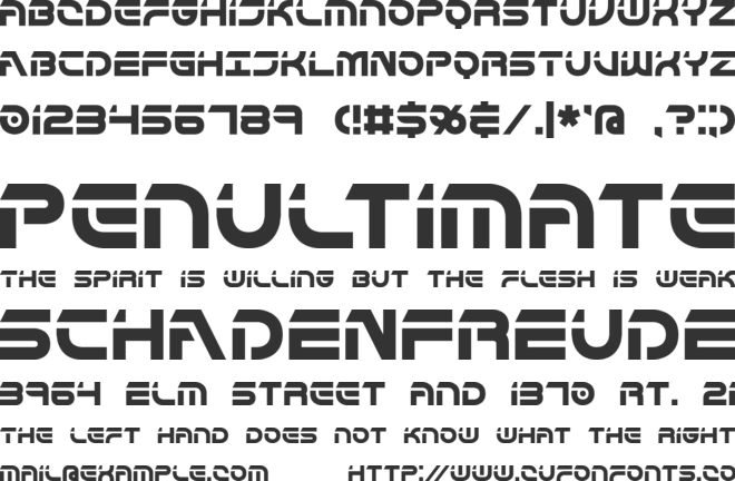 Flipside BRK font preview