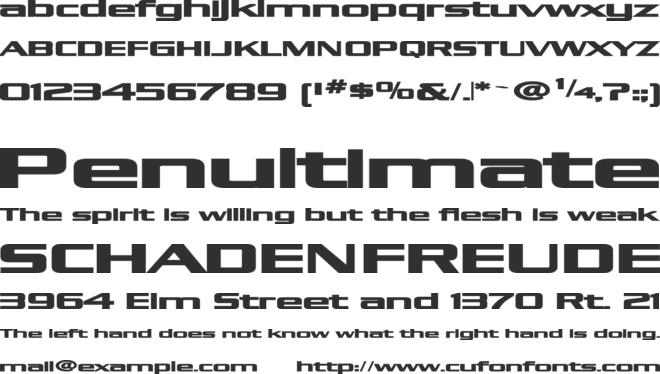 Kubra_Bold font preview