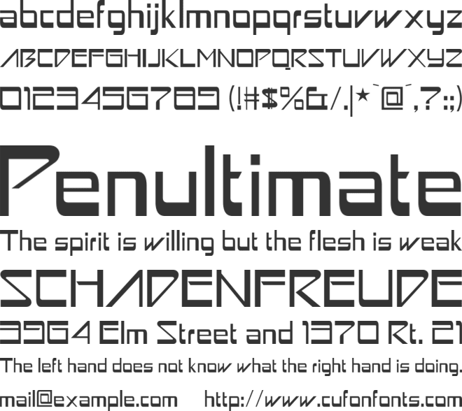 Astron Boy font preview