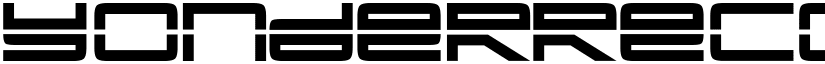 YonderRecoil font download