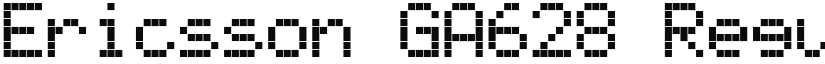 Ericsson GA628 font download