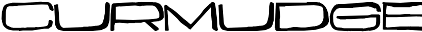 Curmudgeonly Regular font