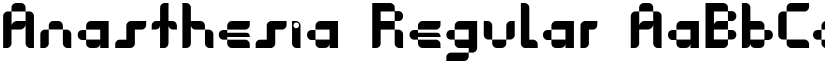 Anasthesia Regular font