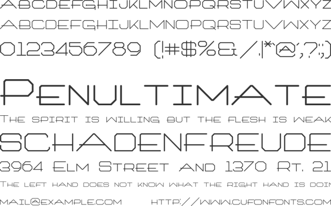 Artlookin font preview