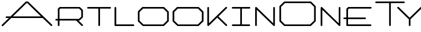 ArtlookinOneType Regular font
