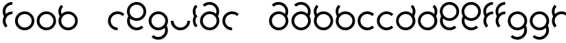 foob Regular font