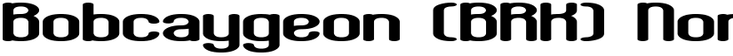 Bobcaygeon (BRK) font download