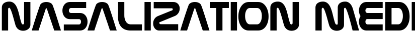 Nasalization Medium font