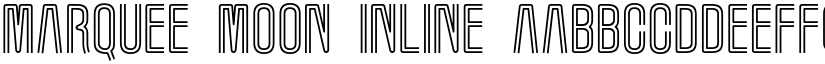 Marquee Moon Inline font