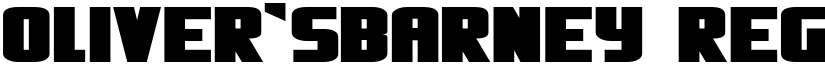 Oliver'sBarney Regular font