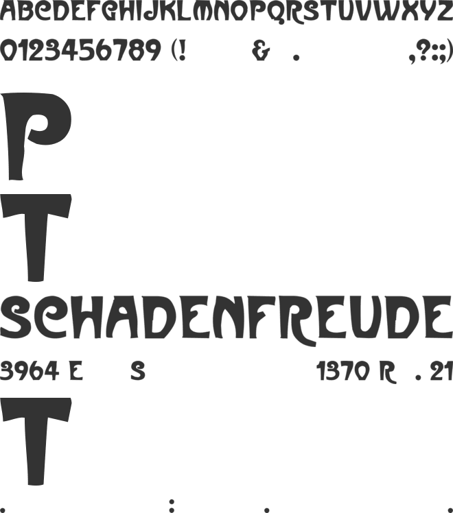 Paris Metro font preview