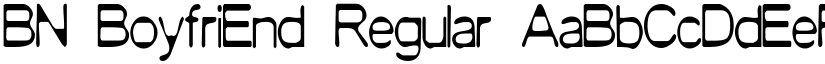 BN BoyfriEnd Regular font