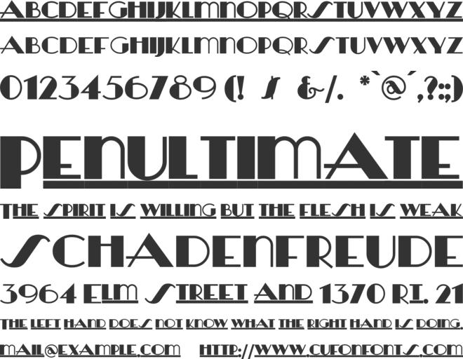 HeraldSquare font preview