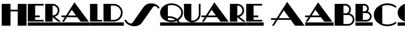 HeraldSquare font