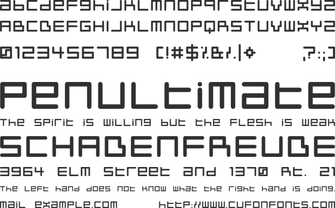 Neustyle font preview