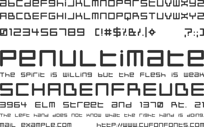 Neustyle font preview