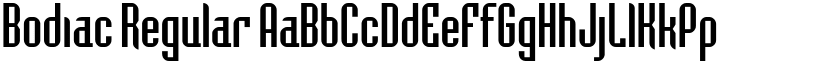 Bodiac Regular font