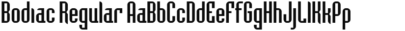 Bodiac font download