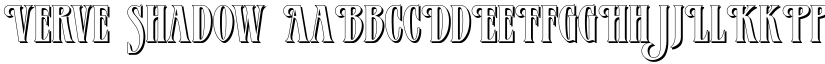 Verve Shadow font