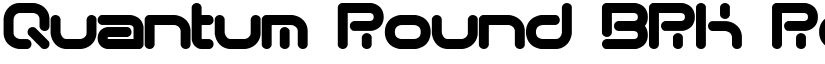 Quantum Round BRK font download