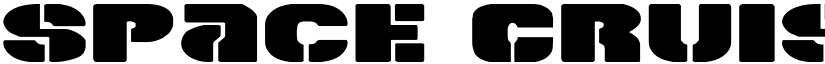 Space Cruiser Expanded Expanded font