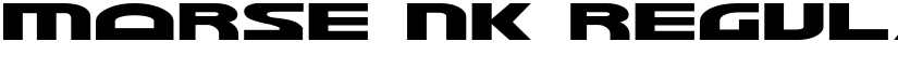 Morse NK Regular font