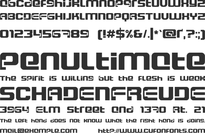 DS_Cosmo font preview