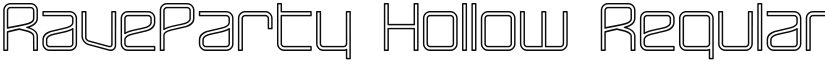 RaveParty Hollow font download