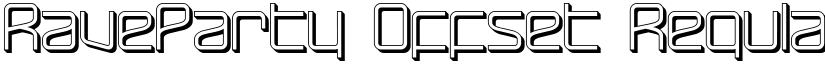 RaveParty Offset Regular font