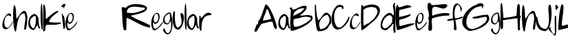 chalkie Regular font
