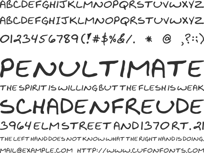 Bikly font preview