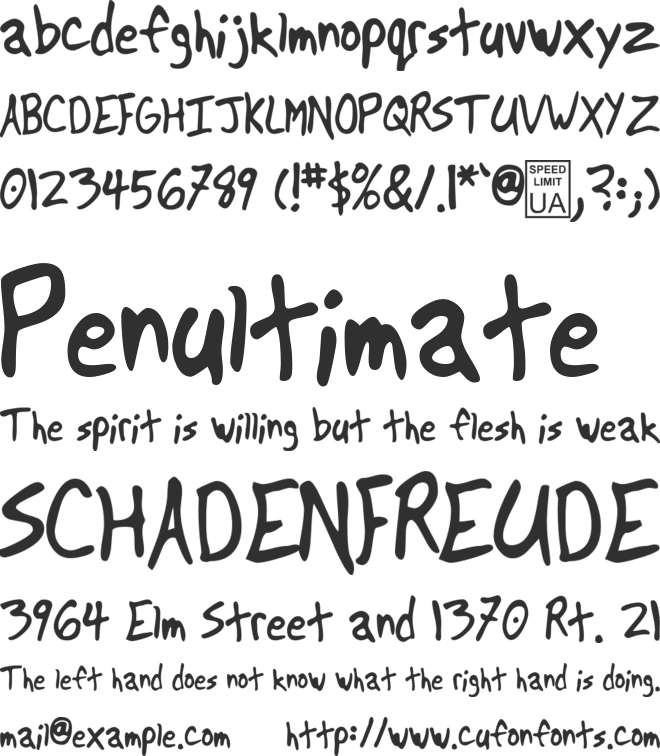 Another font preview