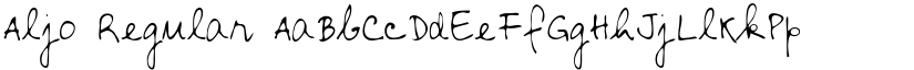 Aljo font download