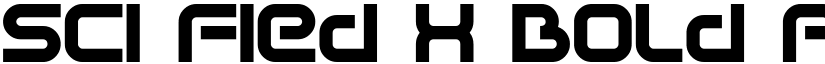 Sci Fied X Bold font