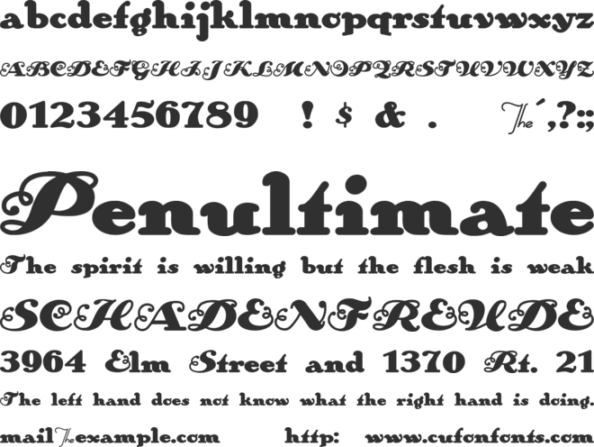 AnAkronism font preview